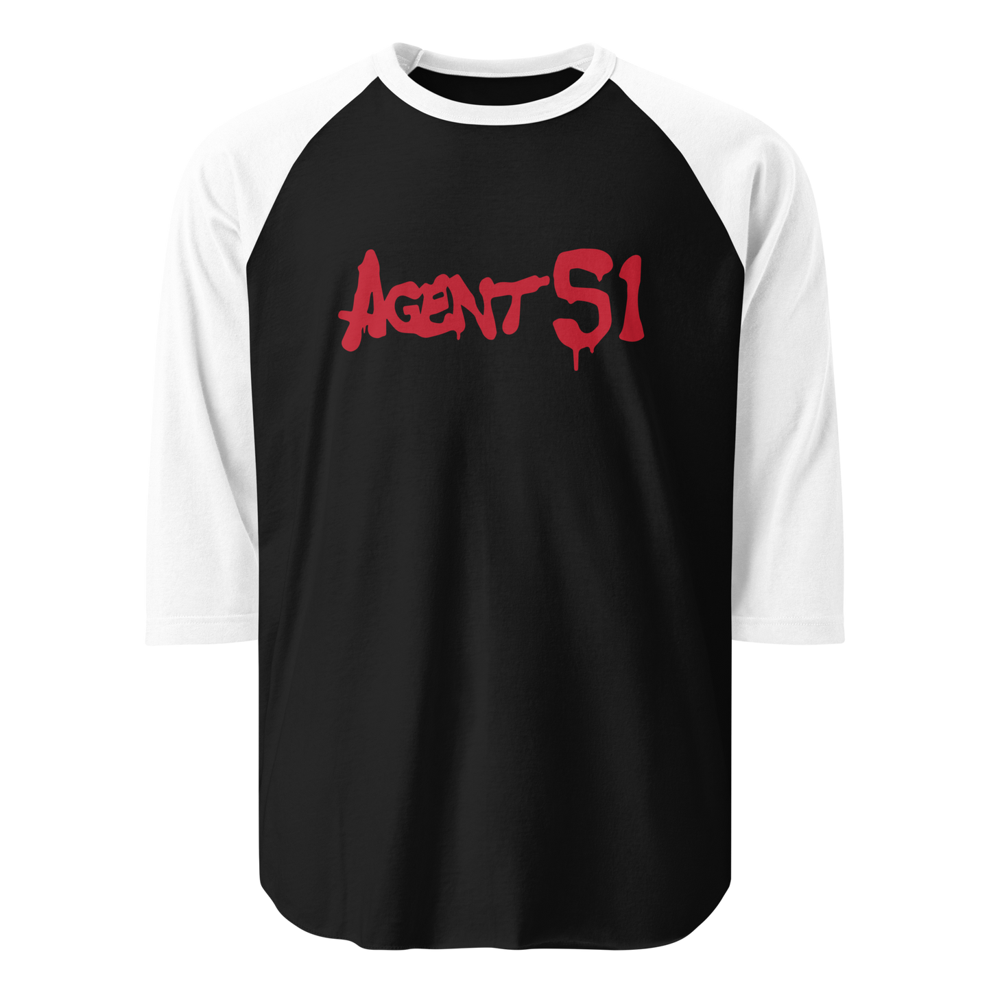 Agent 51 Warriors Design baseball tee