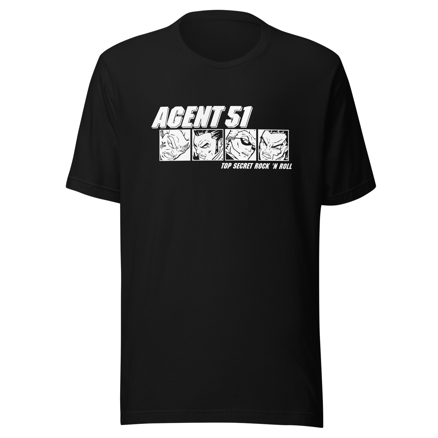 Agent 51 Top Secret Rock n' Roll tee